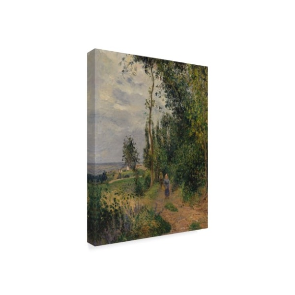 Camille Pissarro 'Cï¿½te Des Grouettes Near Pontoise' Canvas Art,14x19